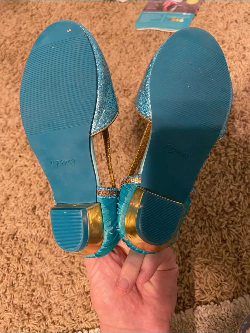 Girls size 11 Disney princess Jasmine shoes